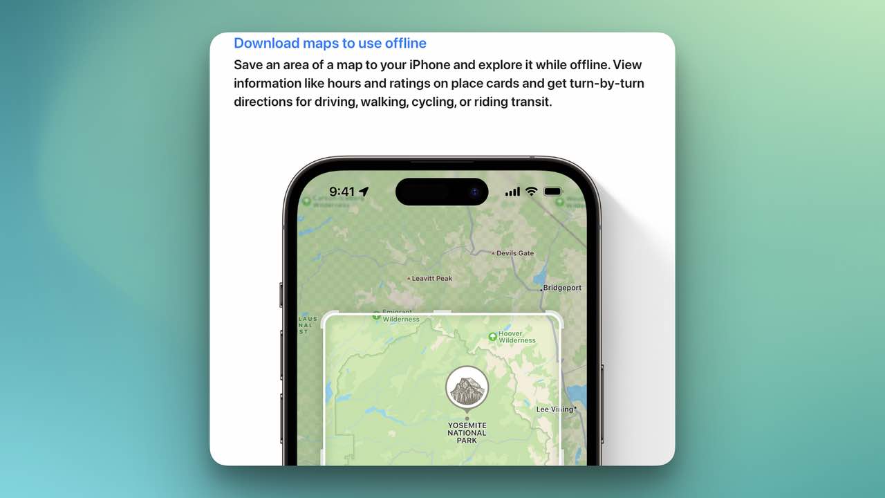 A Valuable New iOS 17 Feature — Downloadable Maps - Original